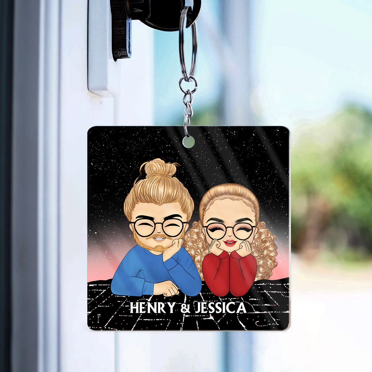 Long Distance Bestie Miles Has Nothing On Us - Gift For Bestie - Personalized Acrylic Keychain
