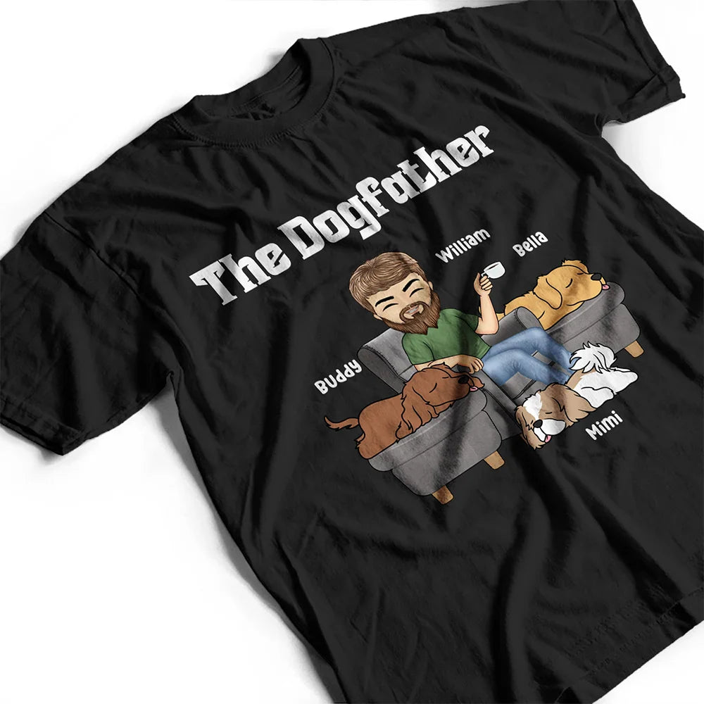 The Dogfather Dogmother - Personalized T Shirt
