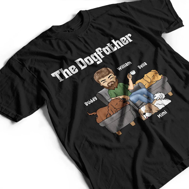 The Dogfather Dogmother - Personalized T Shirt