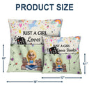 Gift For Kids, Gift For Grandkids, Happy - Kid Reading Pillow Birth Month Flower - Personalized Pocket Pillow