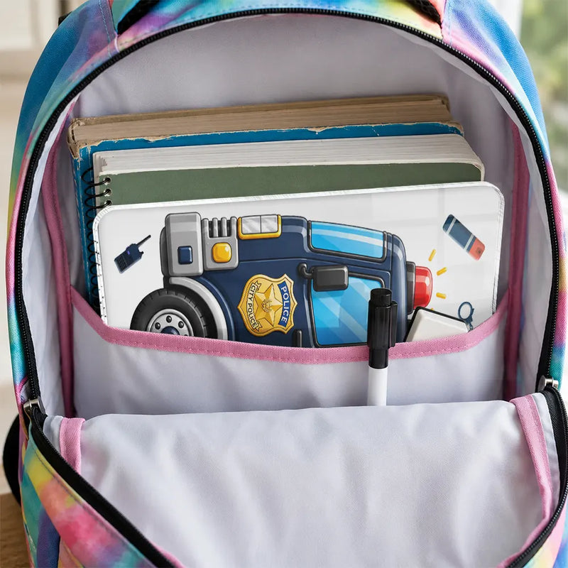 Adorable,Back To School,Gift For Kids,Custom Text - Kid Vehicle - Personalized Acrylic Tracing Board