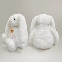 Adorable,Back To School,Gift For Kids,Vector - Kids Affirmation I Am Kind Brave & Smart - Personalized Soft Toy Bunny