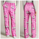 Playful,Gift For Kids,Icon - Kids Car Vehicle Name & Number - Personalized Kid Pajama Pants