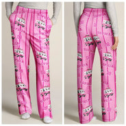 Playful,Gift For Kids,Icon - Kids Car Vehicle Name & Number - Personalized Kid Pajama Pants