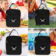 Back To School,Parents,Adorable,Vector - I Am Brave Kind & Smart - Personalized Kids Lunch Bag