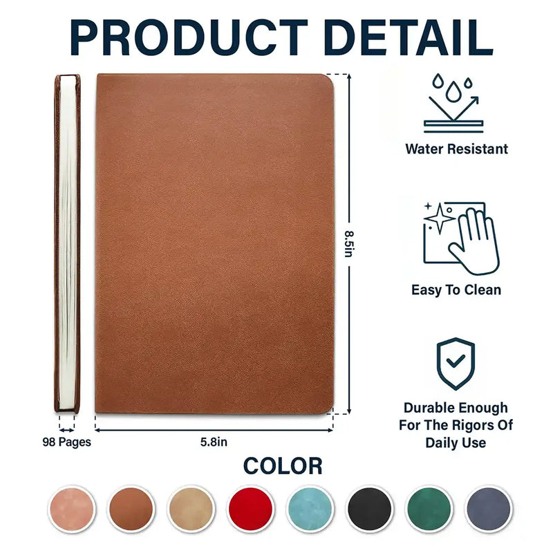 Grateful,Art Design,Teacher,Back To School,Retirement,Photo - Pencil Sketch - Remove BG - Custom Photo Pencil Sketch Funny Things My Students - Personalized Leather Journal