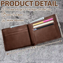 Best Dad Ever Patches - Personalized Leather Wallet