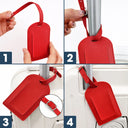 Travel,Cruising,Gift For Yourself,Funny - All My Cruise Crap - Personalized Leather Luggage Tag