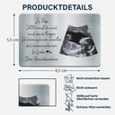 New Dad,New baby,Happy,Love,Gift For Father,Family,Non-Eng,German,Custom Photo - Eigenes Foto Zu Papa Jetzt Kannst Du Mich Auch Bei Dir Tragen - Personalisierte Aluminium-Brieftaschenkarte