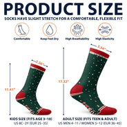 Christmas,Pet Lovers,Playful,Vector - Christmas Gift For Pet Lover - Personalized The Dog Is On My Lap Socks
