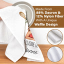 Gift For Wife,Gift For Girlfriend,Gift For Yourself,Gift For Women,Gift For Mother,Mom's Hobby,Gift For Grandma,Grandma's Hobby,Cooking,French,Non-Eng,Vector,Cozy - La Cuisine De Maman Mamie - Torchon De Cuisine Personnalisé