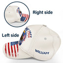 America 250th,Independence Day,Gift For Yourself,Proud,Custom Text - Land Of The Free Independence Day - Personalized Classic Cap