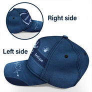 Gift For Yourself,Gift For Men,Gift For Grandpa,Gift For Father,Gift For Mother,Gift For Grandma,Spanish,Love- Las Huellas De Las Manos Del Abuelo Papá Y Los Niños - Gorra Clásica Personalizada