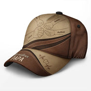 French,Gift For Grandpa,Top Market,Non-Eng,Proud,Icon - Le Meilleur Papa - Casquette Classique Personnalisée