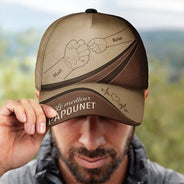 French,Gift For Grandpa,Top Market,Non-Eng,Proud,Icon - Le Meilleur Papa - Casquette Classique Personnalisée