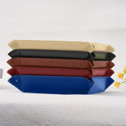 Gift For Father,Gift For Men,Gift For Husband,Happy,Gift For Yourself - World's Best Dad - Personalized Leather Valet Tray