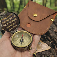 Gift For Husband,Gift For Men,Gift For Grandpa,Gift For Father,Gift For Brothers,Happy,Proud - Legend Husband Daddy Grandpa - Personalized Engraved Brass Compass