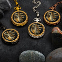 Gift For Grandpa,Gift For Father,Gift For Men,Happy - Legend Husband Daddy Grandpa - Personalized Pocket Watch