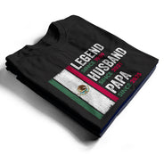 Gift For Father,Gift For Grandpa,Happy,Hispanic - Legend Husband Papa Abuelo Mexican Father Grandfather - Personalized T Shirt
