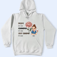 Gift For Mother,Gift For Grandma,Happy - Legend Wife Mom Grandma Birth Month Flower - Personalized T Shirt