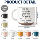 Top Market,Anniversary,Romantic,Gift For Couples,Icon - Lets Have Coffee Together For The Rest Of Our Lives Couple - Personalized Pottery Mug
