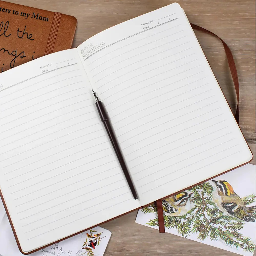 Family, Gift For Women, Gift For Men, Memorial, Sad, Top Market - Letters To Loved One - Personalized Leather Journal