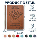 Family, Gift For Women, Gift For Men, Memorial, Sad, Top Market - Letters To Loved One - Personalized Leather Journal