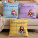Christmas,Cozy,Reading,Gift For Yourself,Vector - Library Card Reading Book Lovers - Personalized Pillow