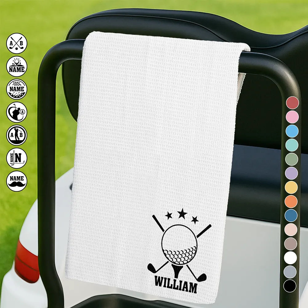 Life Is Full Of Choices - Personalized Golf Towel
