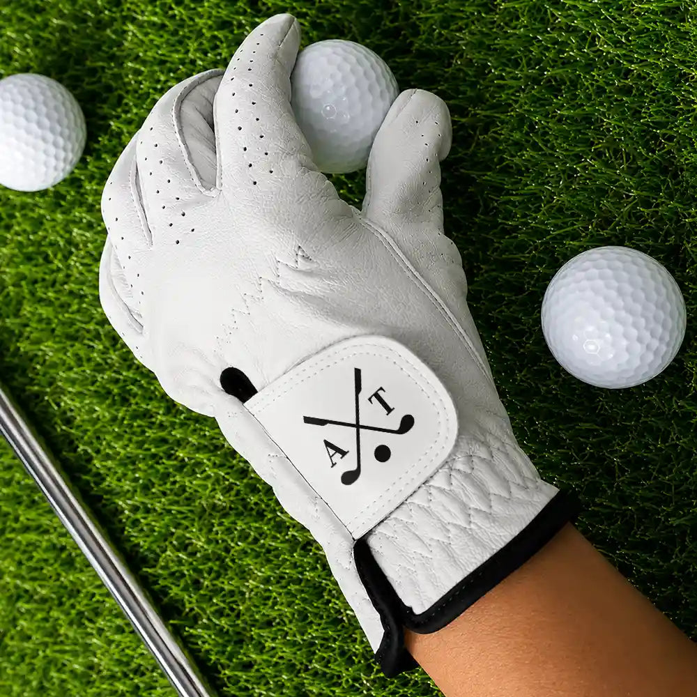 Golf,Gift For Yourself,Playful,Custom Text - Life Is Full Of Choices Golf Monogram - Personalized Golf Glove