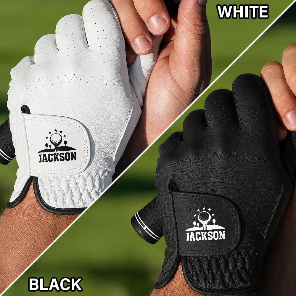 Golf,Gift For Yourself,Playful,Custom Text - Life Is Full Of Choices Golf Monogram - Personalized Golf Glove