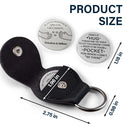 Love,Gift For Grandkids - Little Hug For A Special Granddaughter - Personalized Leather Pocket Hug