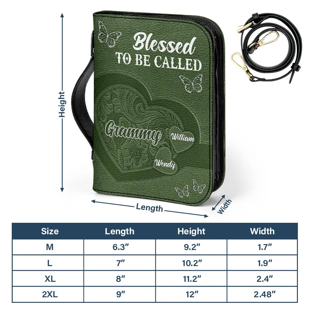 Christmas,Christian,Gift For Grandma,Grandma - Grandkids - Little Sweethearts Bless To Be Called Grandma Mommy - Personalized Bible Cover