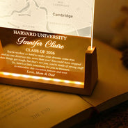 Happy,Family,Gift For Yourself,Gift For Daughter,Gift For Son,Gift For Sisters,Gift For Brothers,Gift For Bestie,Gift For Sibling,Graduation - Location Map Congrats You Did It - Personalized Night Light
