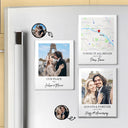 Summer, Gift For Couples, Travel, Romantic, Location Map - Location Map Travel Keepsake For Family And Friends - Personalized Acrylic Magnet