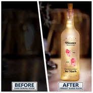 Christmas,Long Distance,Cozy,Family,Icon - Long Distance When You Are Family The Miles Do Not Matter - Personalized Bottle Light