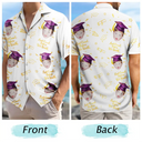 Happy,Graduation,Funny,Family,Gift For Boyfriend,Gift For Girlfriend,Gift For Women,Gift For Men,Gift For Mother,Gift For Father,Gift For Grandpa,Gift For Grandma - Look Who Graduation - Personalized Hawaiian Shirt