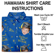 Happy,Graduation,Funny,Family,Gift For Boyfriend,Gift For Girlfriend,Gift For Women,Gift For Men,Gift For Mother,Gift For Father,Gift For Grandpa,Gift For Grandma - Look Who Graduation - Personalized Hawaiian Shirt