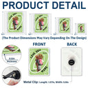 Gift For Couples,Gift For Husband,Gift For Wife,Gift For Boyfriend,Gift For Girlfriend,LGBT,Love - Love You More Reverse Card - Personalized Acrylic Car Vent Clip