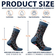 Top Market, Christmas, Gift For Men, Fishing, Gift For Yourself, Icon, Happy - Lucky Fishing Socks Fk Off I'm Fishing Gift For Fisherman - Personalized Socks