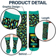 Top Market, Christmas, Gift For Men, Fishing, Gift For Yourself, Icon, Happy - Lucky Fishing Socks Fk Off I'm Fishing Gift For Fisherman - Personalized Socks