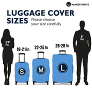 Custom Photo Friends Family Couple Travel Lover - Personalized Luggage Cover