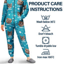 Pet Lovers,Custom Photo,Happy - Custom Photo Paw Prints In My Heart Pet Mom Dad Dog Cat Lover - Personalized Overall Onesie Hooded Jumpsuit