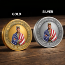 America 250th,Custom Photo,Independence Day,Art Design,Family,Proud,Photo - US Theme Accessories 3D Cartoon - Custom Photo 3D Cartoon With US Accessories American Hero 250 Years Of Freedom - Personalized Commemorative Keepsake Coin