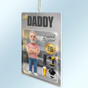 Gift For Husband,Gift For Yourself,Gift For Men,Gift For Father,Gift For Grandpa,Non-Eng,Photo - Toybox Figure,Humorous - Custom Photo Toybox Figure Dad Grandpa Limited Edition - Personalized Acrylic Car Hanger