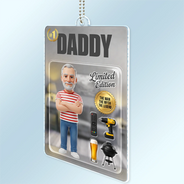 Gift For Husband,Gift For Yourself,Gift For Men,Gift For Father,Gift For Grandpa,Non-Eng,Photo - Toybox Figure,Humorous - Custom Photo Toybox Figure Dad Grandpa Limited Edition - Personalized Acrylic Car Hanger