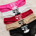 Wedding Anniversary,Gift For Wife,Humorous,Gift For Couples,Custom Text - 19th Hole Funny Golf Underwear - Personalized Panty
