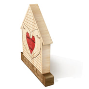 Gift For Mother,Love,Gift For Grandma - Mom You Are The Heart Of Our Family - Personalized Custom Shaped Wooden Puzzle