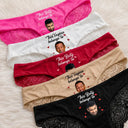 Custom Photo This Kitty Belongs To Lover - Personalized Panty