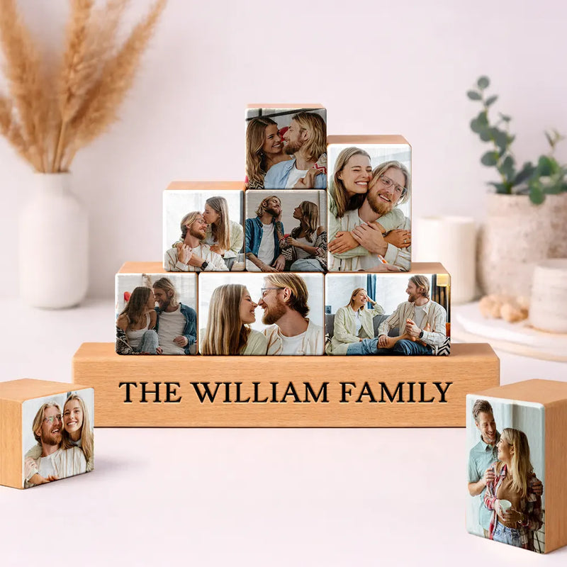 Gift For Couples,Gift For Husband,Gift For Wife,Gift For Boyfriend,Gift For Girlfriend,Love - Custom Photo Couple You And Me We Got This - Personalized Wooden Stacking Photo Blocks